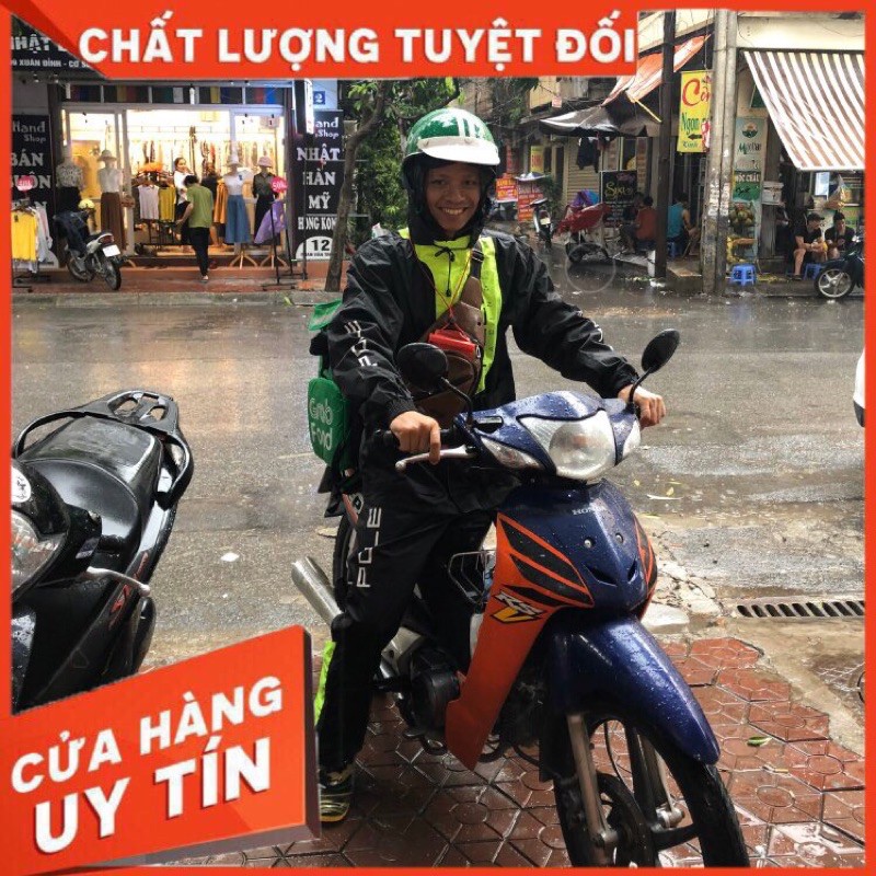 Áo mưa 2 lớp cao cấp Pole Racing Hàn Quốc