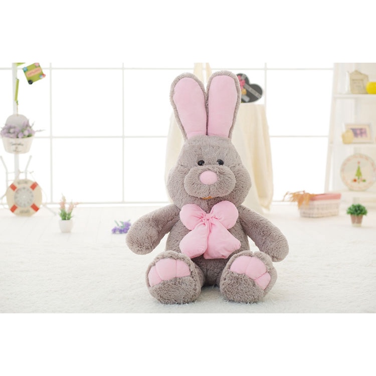 Thỏ Nhồi Bông 100cm Thiết Kế Dễ Thương Dùng Làm Quà Tặng