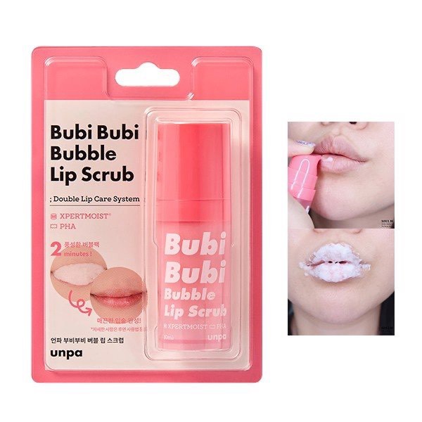 TẨY DA CHẾT MÔI BUBI BUBI BUBBLE LIP SRUB