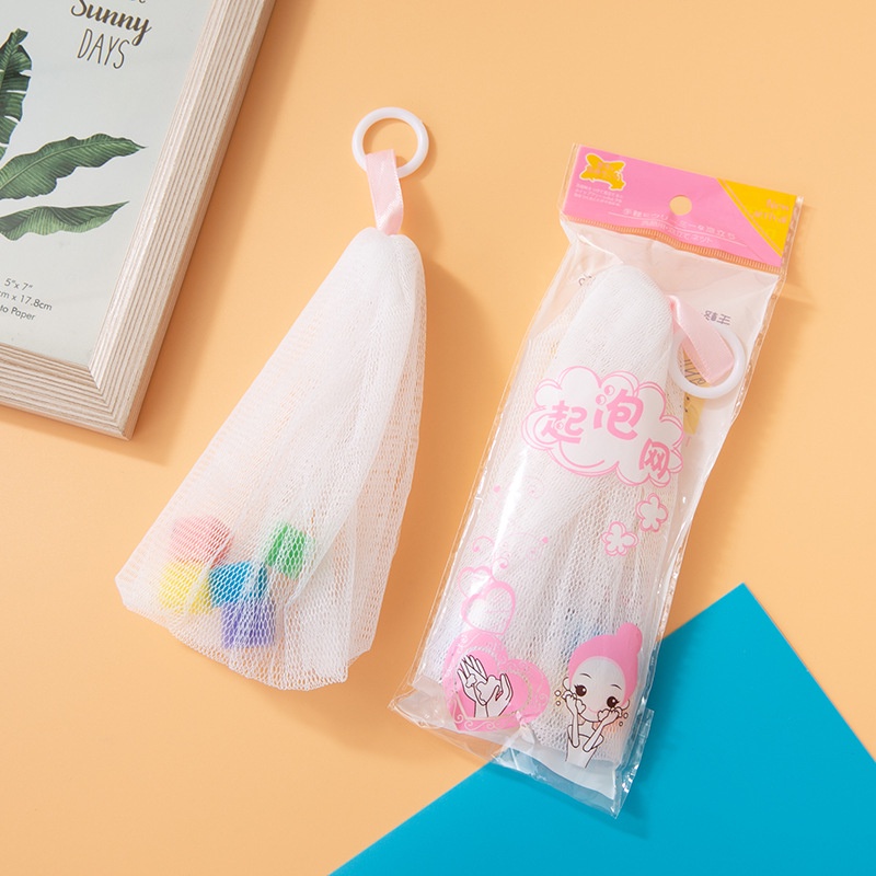 Túi Lưới Tạo Bọt Xà Phòng Rửa Mặt Tiện Lợi