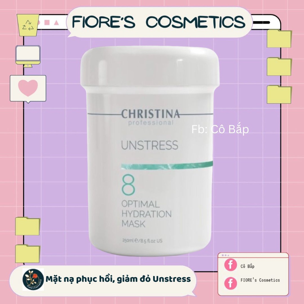 Mặt nạ phục hồi, giảm đỏ Christina Unstress số 8