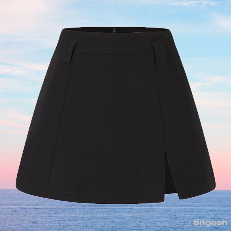 Chân váy ngắn cạp cao xẻ váy tingoan CAREY SKIRT (có quần trong) | BigBuy360 - bigbuy360.vn