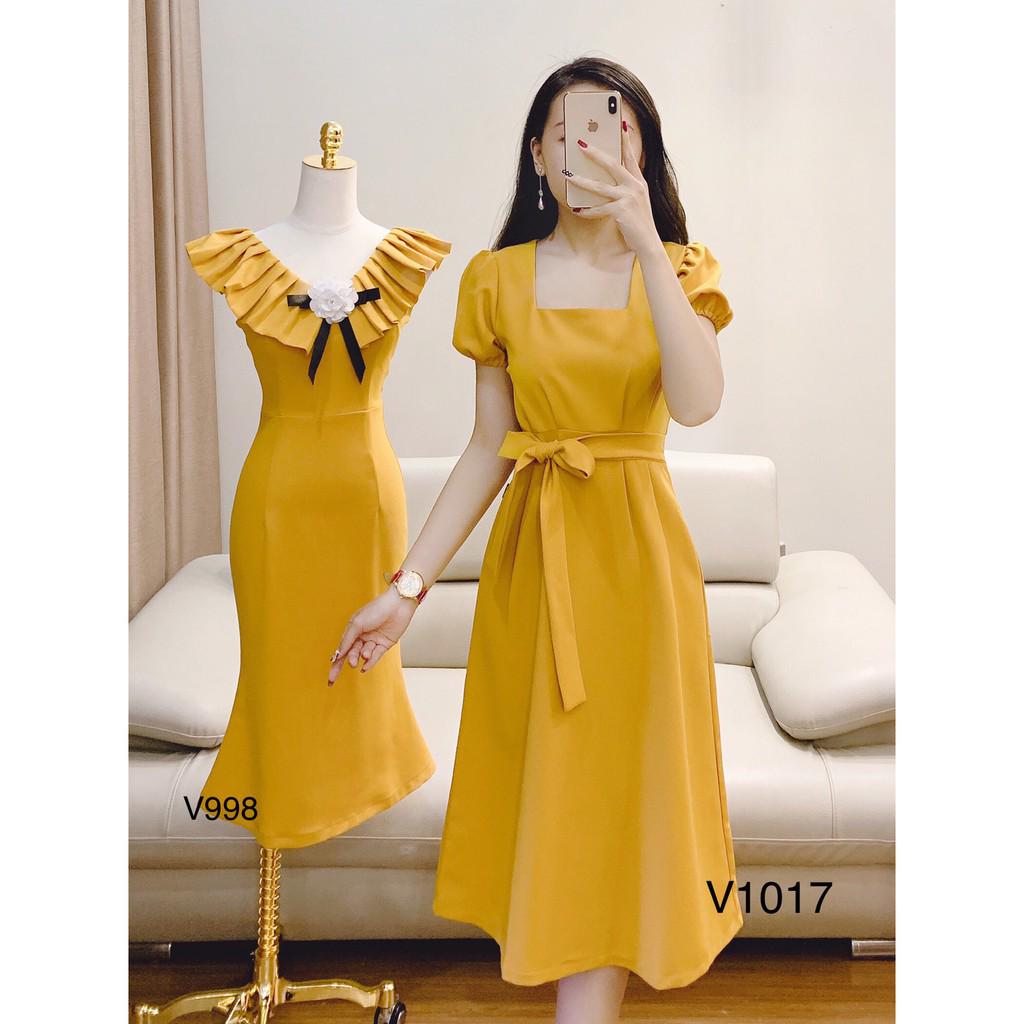 Đầm suông V1017 Mie Design ảnh thật