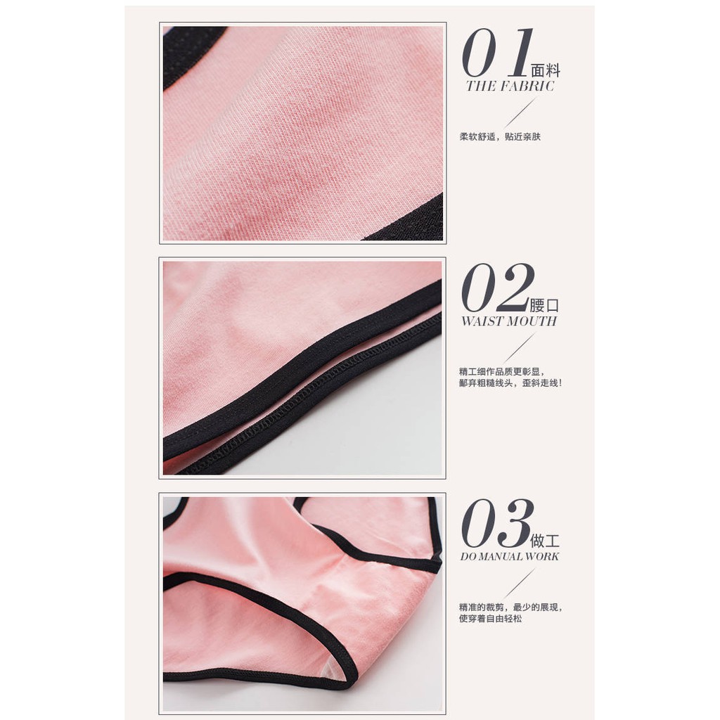 3Sp | Quần lót Cotton trơn Uw31 nhập khẩu Hàn Quốc IMPORT UNDIES thời trang cho nữ