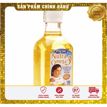 Dầu cá hồi Nutra Omega 3 cho bé ăn dặm 240ml