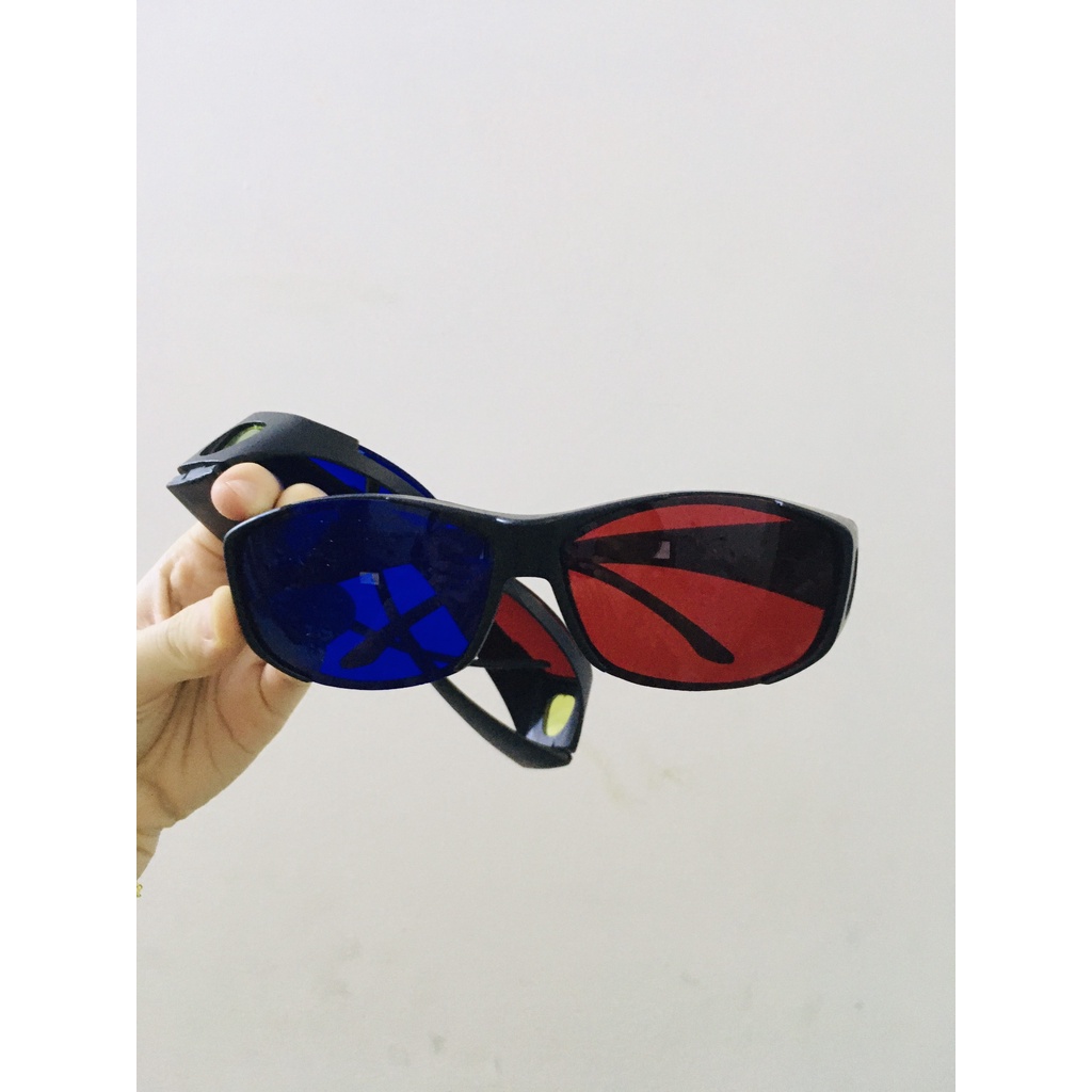 Mắt kính xem phim 3D reb blue cyan trên tivi, máy tính, laptop