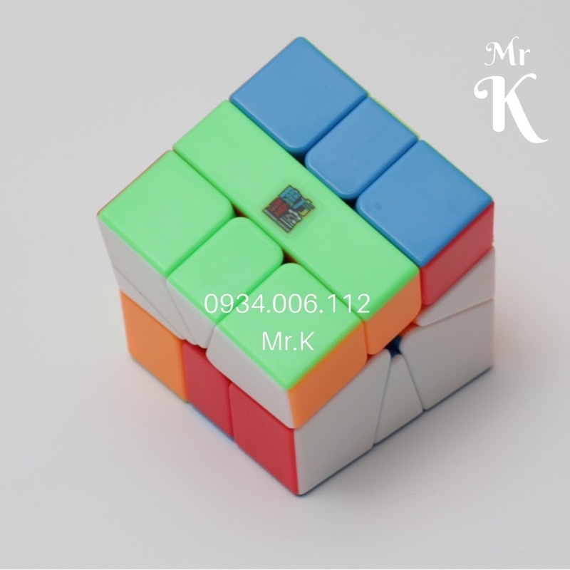 RUBIK SQUARE-1 CUBE STICKERLESS MOYU MEILONG MFJS SQ1 RUBIK BIẾN THỂ