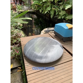 Nấm chặn hút đáy hồ koi đường kính 30cm - đá nguyên khối