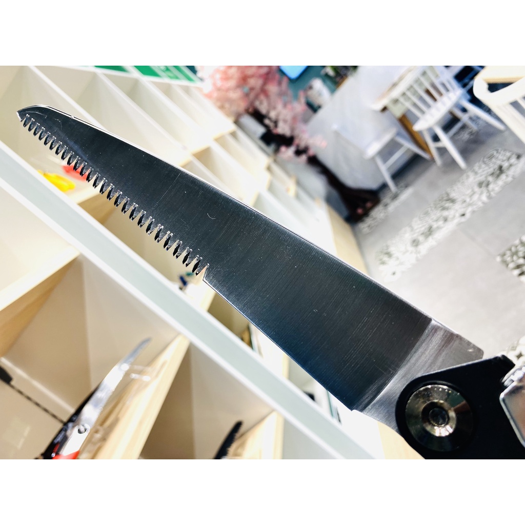 Cưa Cắt Cành & Gọt Vỏ Cây Lưỡi Thẳng Takagi Shark Saw NATA 240mm, Thép SK-85, Phủ Lớp Chống Gỉ, Có Lưỡi Thay Thế