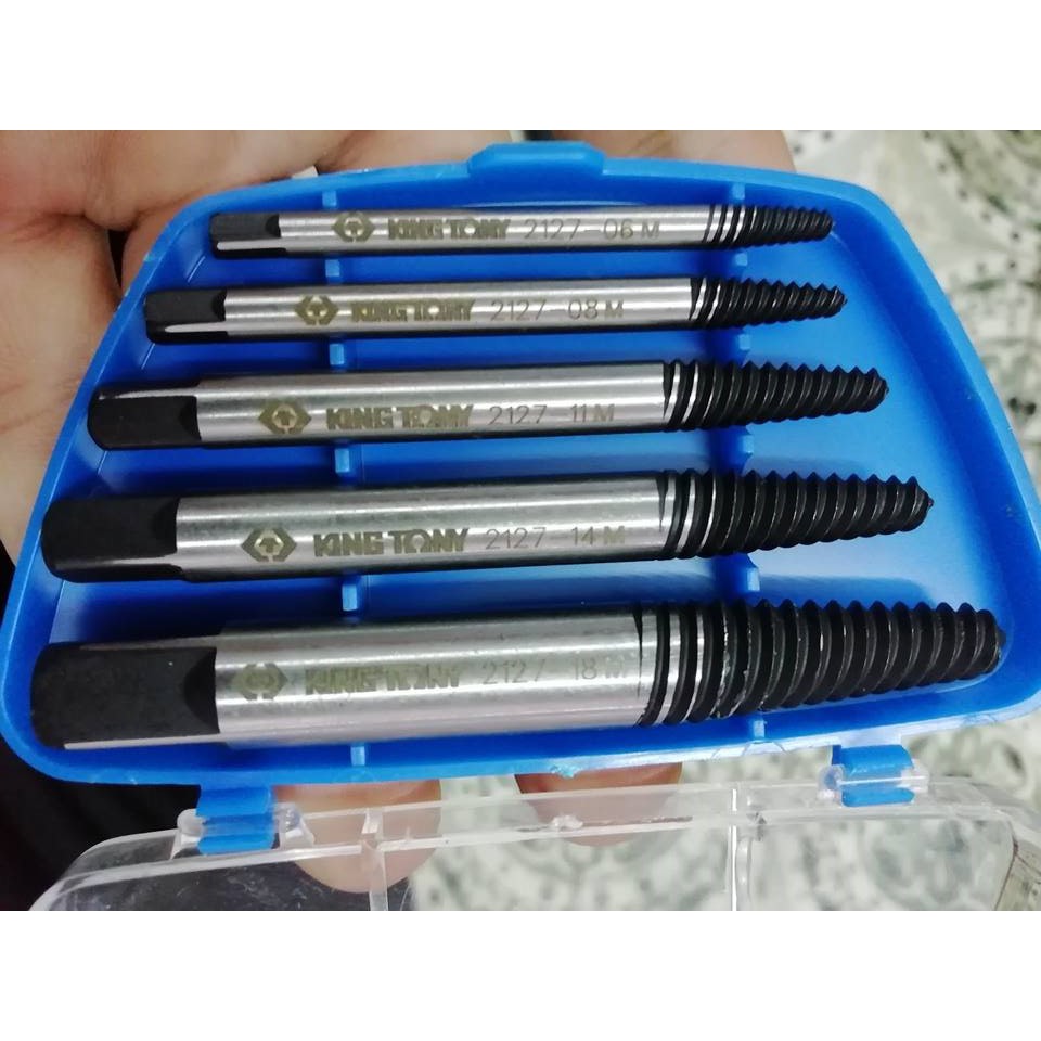 Bộ Nhổ Ốc Gãy KingTony 5 Chi Tiết THÙY LINH TOOLS