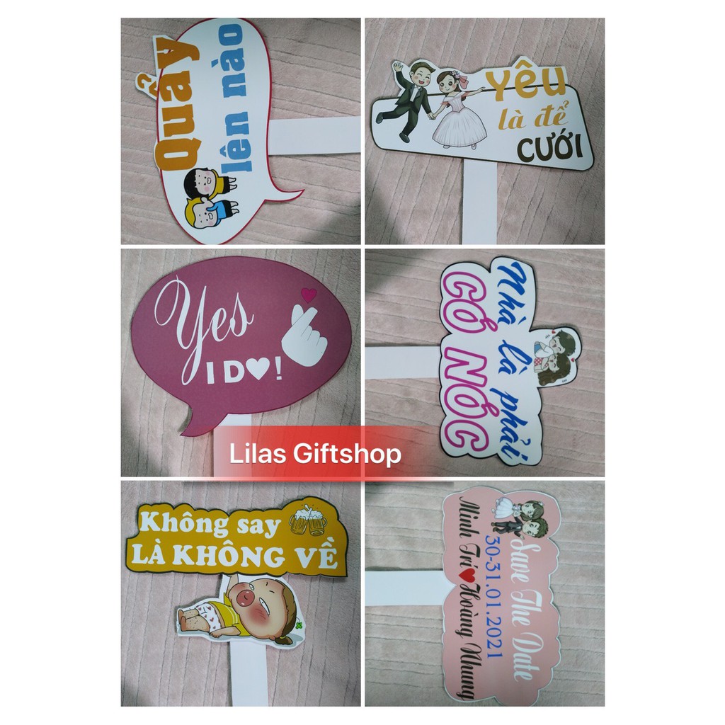 [HASHTAG] Hastag cầm tay, biển tên cầm tay trang trí đám cưới thiết kế theo yêu cầu | BigBuy360 - bigbuy360.vn