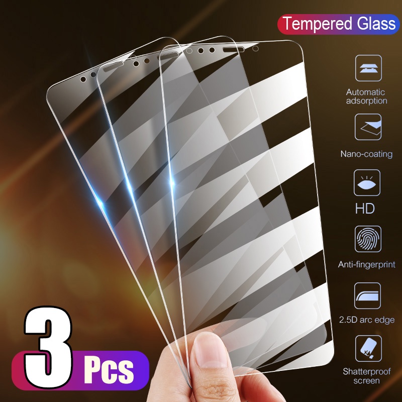 Set 3 Kính Cường Lực Trong Suốt Bảo Vệ Màn Hình Cho Samsung Galaxy A9Pro C9 C7 Pro A6S A8S A9S A9 A8 Star