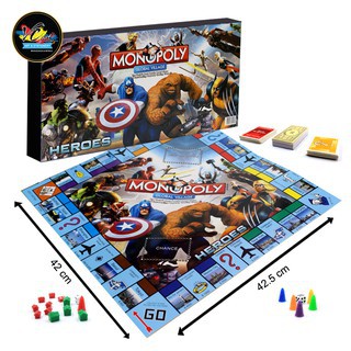 TRÒ CHƠI MONOPOLY SUPER HEROES - CỜ TỶ PHÚ PHIÊN BẢN SIÊU ANH HÙNG