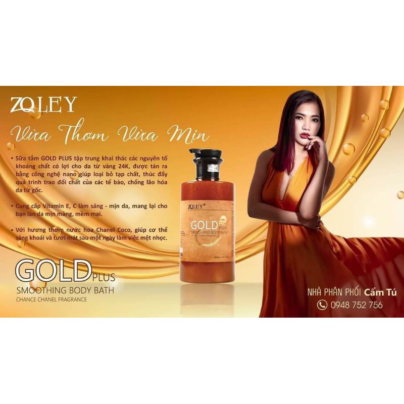 #Sữa_tắm_Gold_Plus _zoley