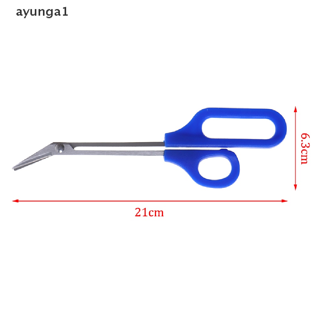 [ayunga1] Toe Nail Toenail Scissor Long Reach Easy Grip Pedicure Trim Clipper for Disabled [new]