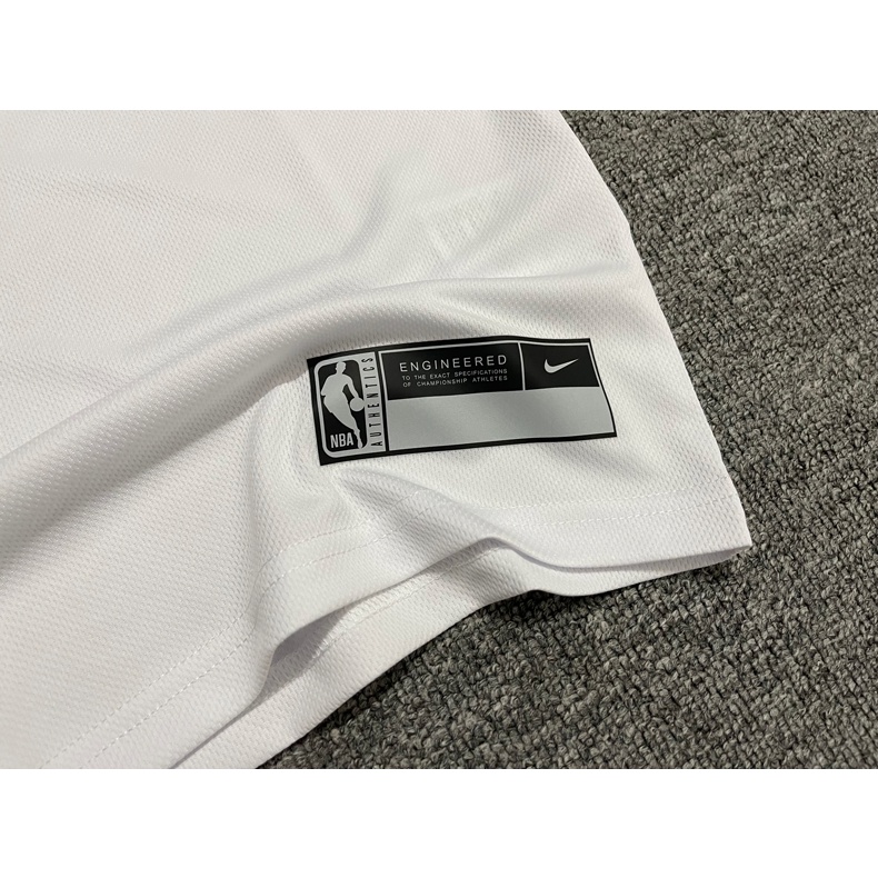 Áo Thun Thể Thao Bóng Rổ Dài Tay Nhanh Khô In Chữ Lakers Warriors