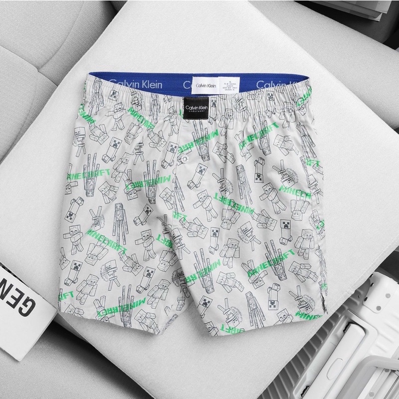 Quầi đùi hoạ tiết lưng thun mặc ngủ Nô Store