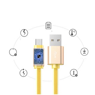 Cáp Hoco UPM12 Micro USB 1m2 Chống đứt gãy có Led