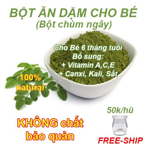 [ Mua 3 tặng 1 ] Bột Rau Chùm Ngây ISITO 50G