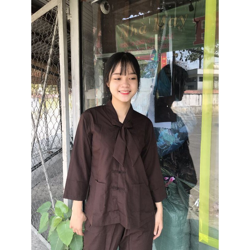 đồ  bộ Đi chùa. la hán  nơ  .