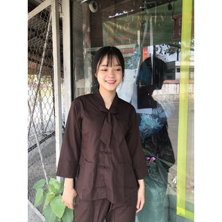 đồ  bộ Đi chùa. la hán  nơ  .