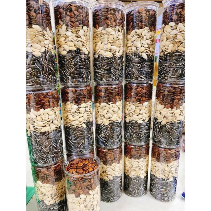 hủ PET-300gr hạt dưa mix bí và hướng dương