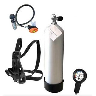 Mặt nạ lặn và bình lặn biển đủ bộ loại 11L bình nhôm