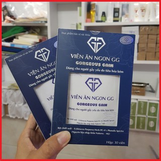 Viên Ăn Ngon GG Hỗ Trợ Tăng Cân Hiệu Quả Chính Hãng 30 Viên Date Mới