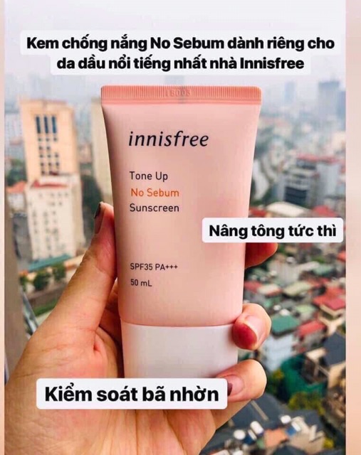 [MẪU MỚI 2019] KEM CHỐNG NẮNG INNISFREE