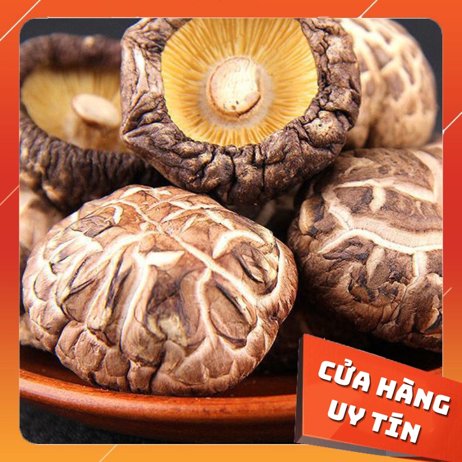 Nấm Đông Cô / Nấm Hương Khô Nhật Bản [Hàng Loại 1] To Đẹp Bao Thơm, Dai Ngon Dày Thịt, Nấu Canh Dưỡng Sinh Bồi Bổ