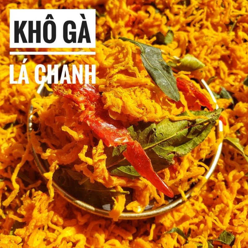 Khô gà lá chanh siêu rẻ 2 hũ 1000gr to đùng