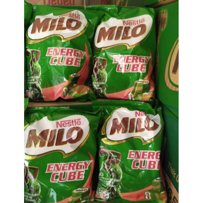 Kẹo Milo Cube Thái Lan (bịch 100 viên)