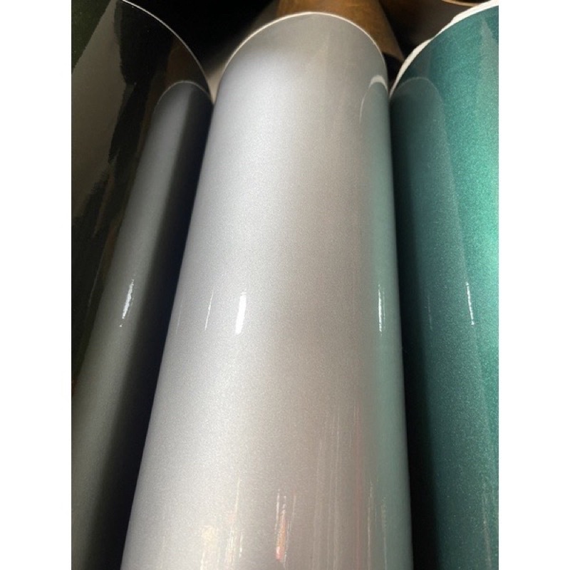 Decal màu ghi bạc 3 lớp, cao cấp ,Chuyên dán đổi màu ô tô, xe máy