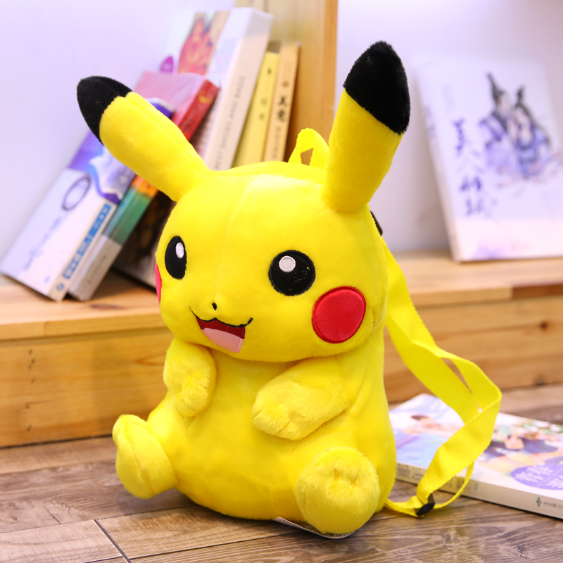 Balo Đeo Vai Hình Pikachu Nhồi Bông Dễ Thương Cho Người Lớn