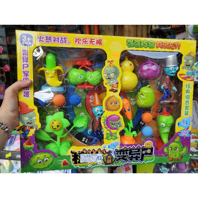 Bộ đồ chơi hoa quả nổi giận plants vs zombies 150k