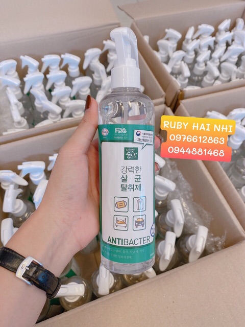 Xịt Khử Trùng Anti-Bacter 300ml - Chính hãng Hàn Quốc