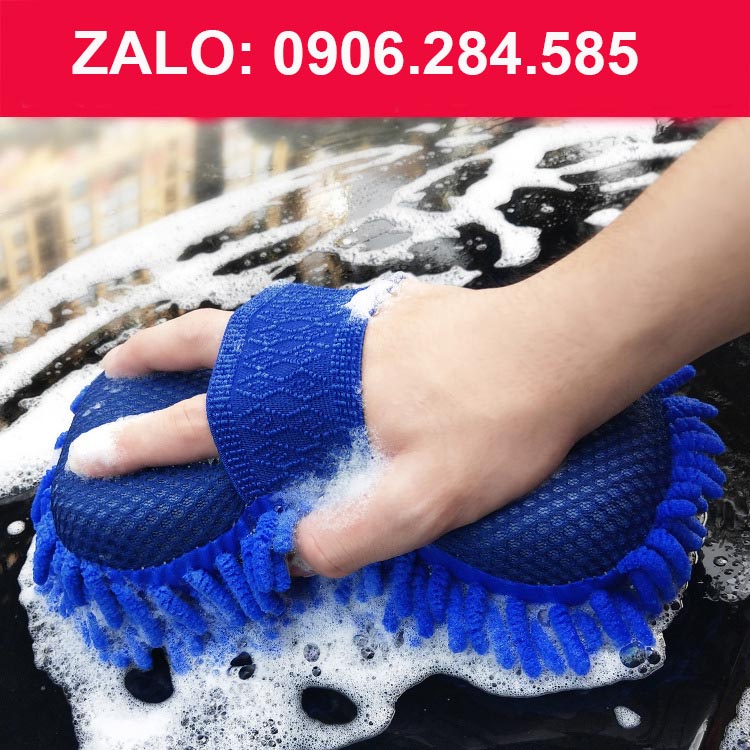 Găng tay bông vệ sinh xe Ô Tô chất liệu mềm siêu hút nước