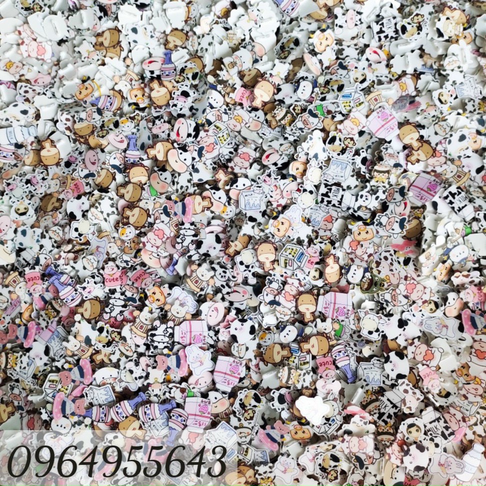 Sỉ Combo 100 pin stick khuy cài balo, túi dễ thương