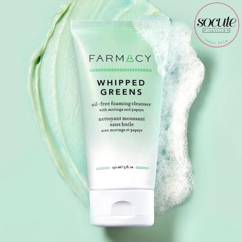 Sữa rửa mặt FARMACY Cleanser Whipped Greens Oil-free Foaming Cleanser 150ml