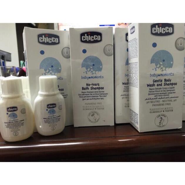 Sữa tắm gội Chicco Hoa Cúc/ Yến mạch 200ml,500ml