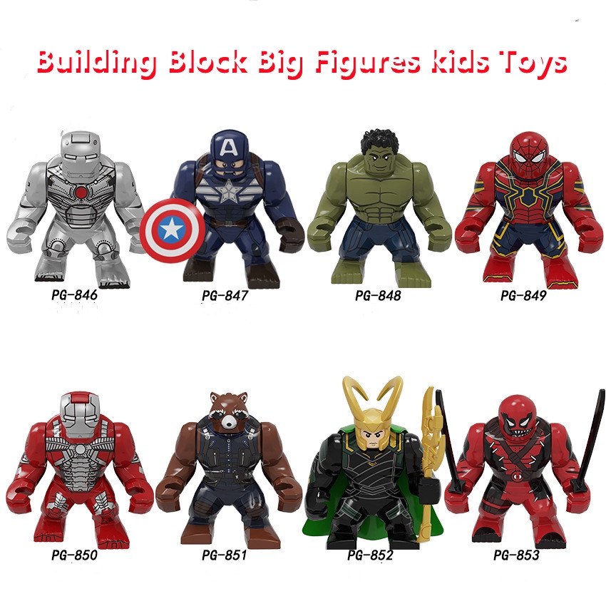 Mô Hình lego Nhân Vật Loki Iron-Man Hulk