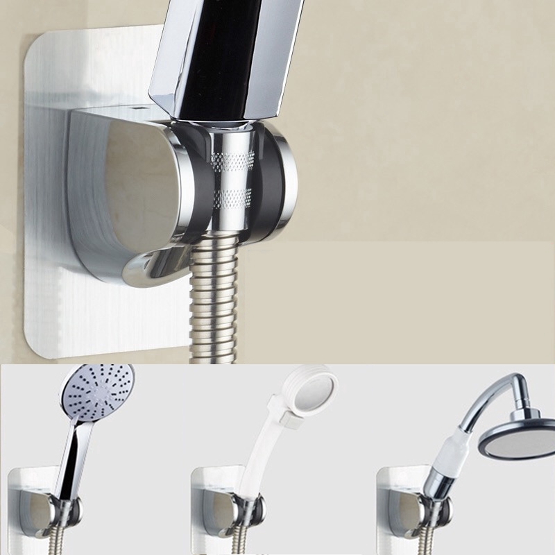 Giá Đỡ Đầu Vòi Hoa Sen Gắn Tường Nhà Tắm Bằng Chrome