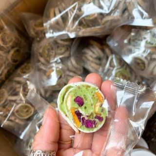 500g KẸO DỪA NƯỚNG TRÁI CÂY SẤY GIÒN