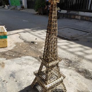 Mô Hình Tháp Eiffel Bằng Gỗ MDF Tự Ráp