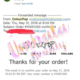 Son Colourpop Lux Lipstick (có bill - ảnh thật)