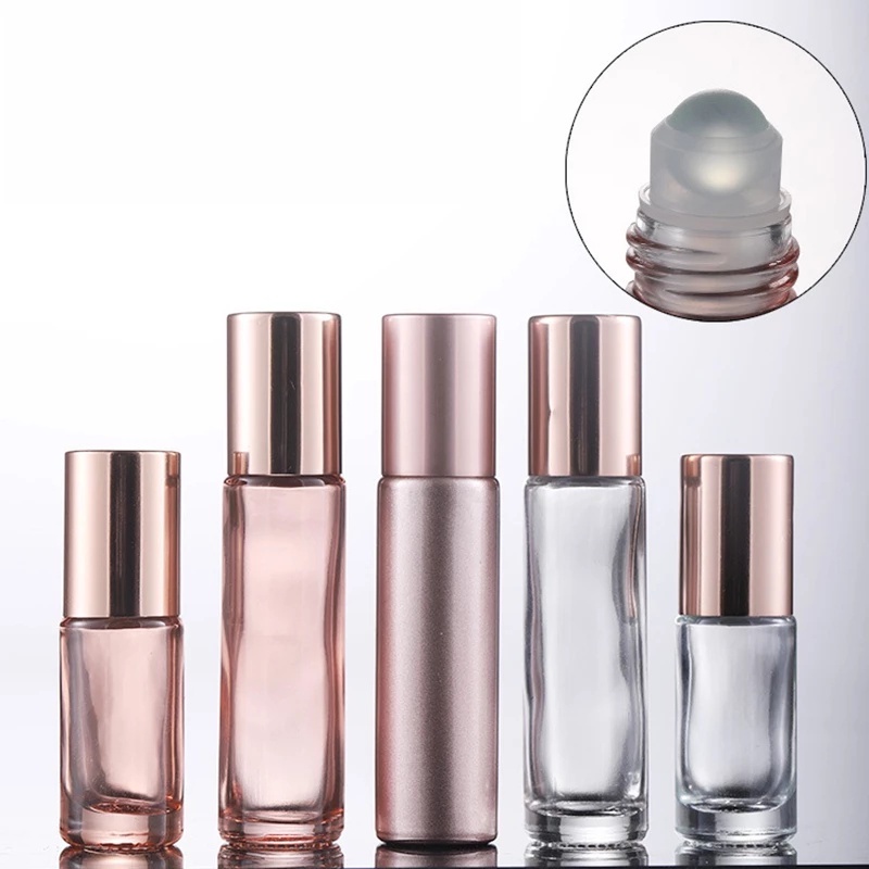 Chai Thủy Tinh Rỗng 5ml / 10ML Đựng Nước Hoa Dạng Lăn Tiện Dụng