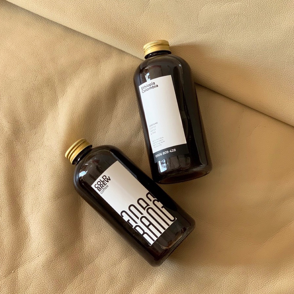 Cà Phê Cold Brew Đóng Chai Rang Rang Coffee 330ml và 500ml