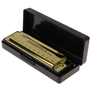 Kèn harmonica 10 phím có hợp đựng độc đáo