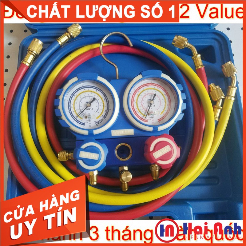 Bộ đồng hồ nạp gas máy lạnh R22 Value chính hãng, độ bền cao, bảo hành 3 tháng toàn quốc