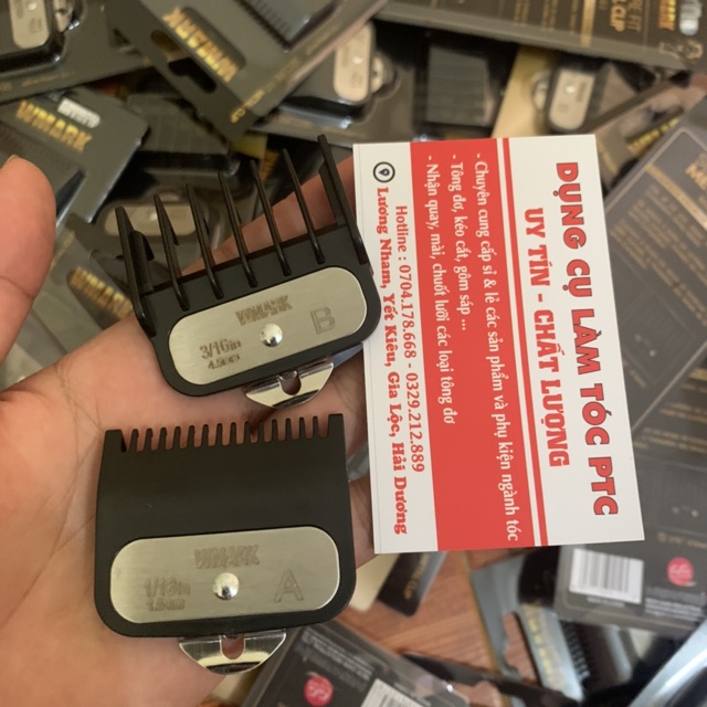 Cữ tông đơ gá thép 1.5mm và 4.5mm.cữ gá cao cấp w-mark dành cho các dòng tông đơ